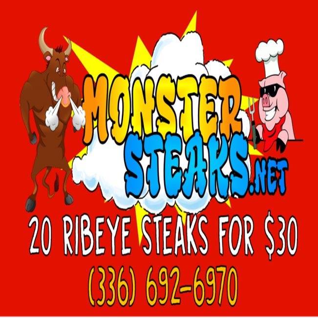 Monster Steaks LLC | restaurant | 306 Pomona Dr Suite B, Greensboro, NC 27407, USA | 3367632250 OR +1 336-763-2250