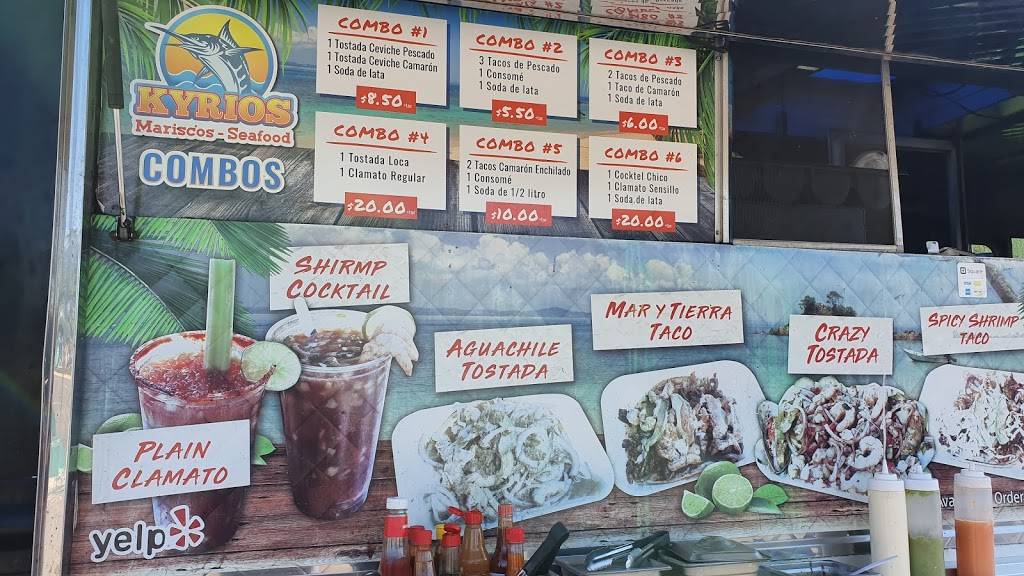 Delicious Food Truck - Mariscos Kyrios | restaurant | 3363 El Cajon Blvd, San Diego, CA 92104, USA | 6198470658 OR +1 619-847-0658