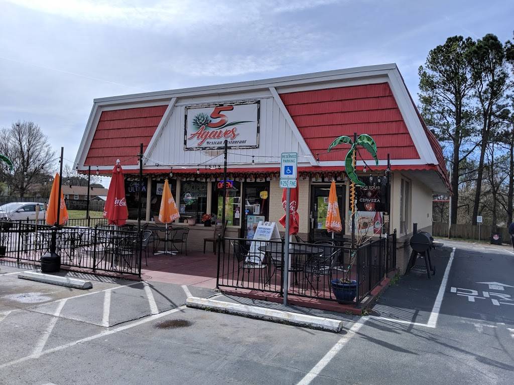 5 Agaves | restaurant | 1508 Robinson Rd, Old Hickory, TN 37138, USA | 6158947222 OR +1 615-894-7222