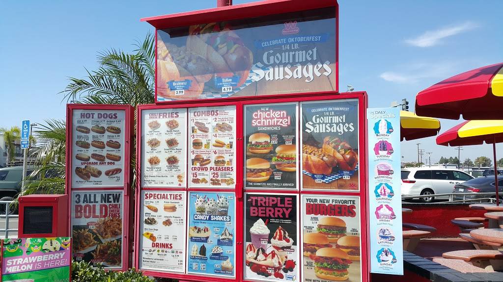 Wienerschnitzel | restaurant | 10192 W Garden Grove Blvd, Garden Grove, CA 92840, USA | 7145373720 OR +1 714-537-3720