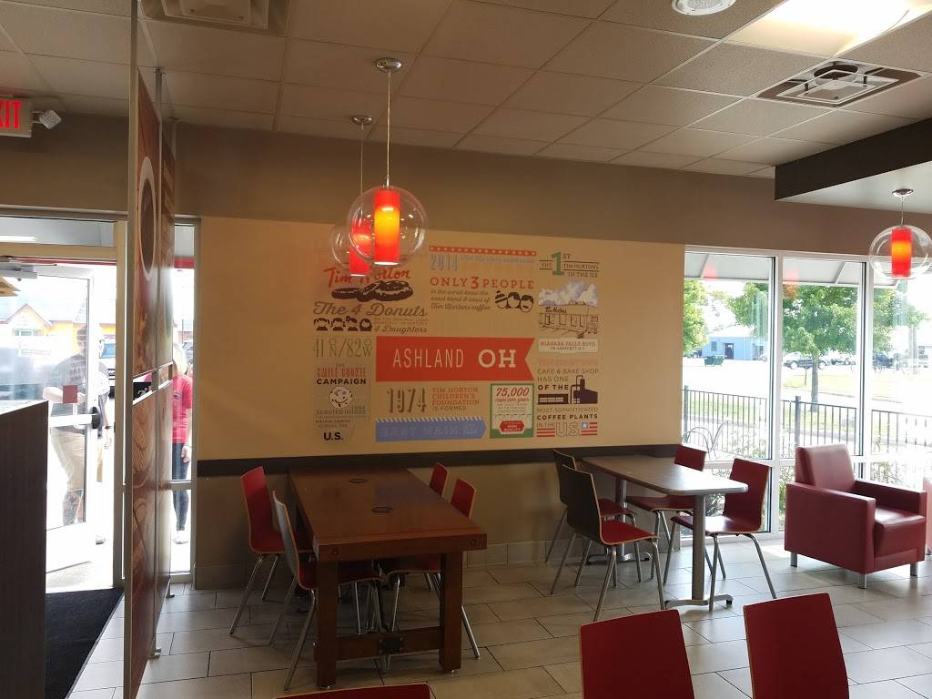 Tim Hortons | restaurant | 1185 E Main St, Ashland, OH 44805, USA | 4192079997 OR +1 419-207-9997