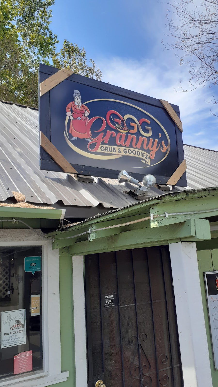 Grannys Grub and Goodies | restaurant | 3125 Triangle Rd, Mariposa, CA 95338, USA | 2097427199 OR +1 209-742-7199