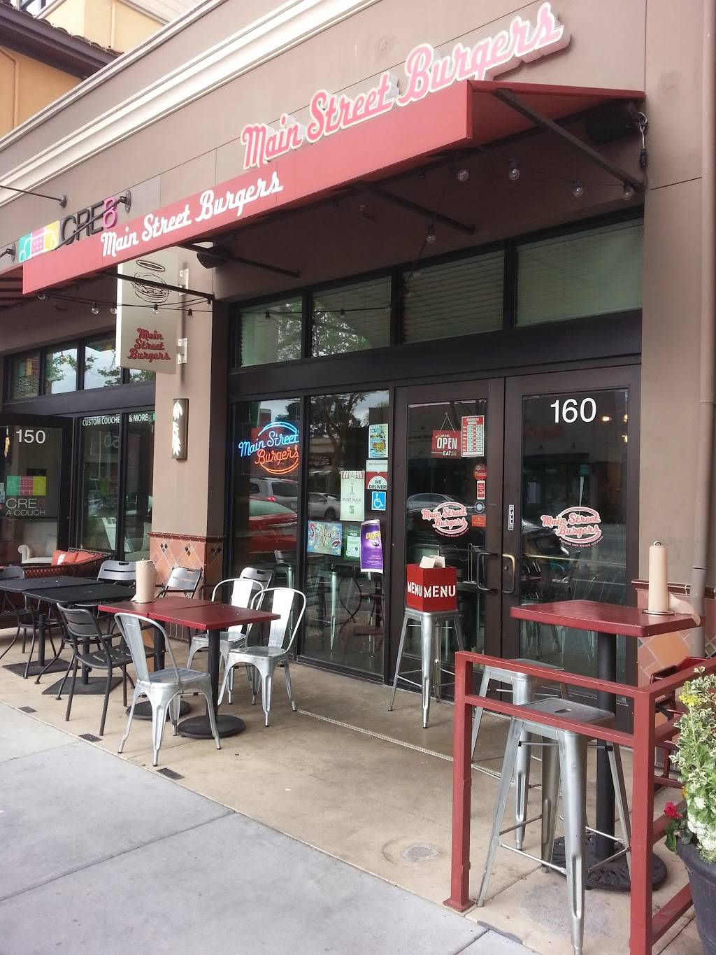 Main Street Burgers | restaurant | 1100 Lincoln Ave #160, San Jose, CA 95125, USA | 4086455571 OR +1 408-645-5571