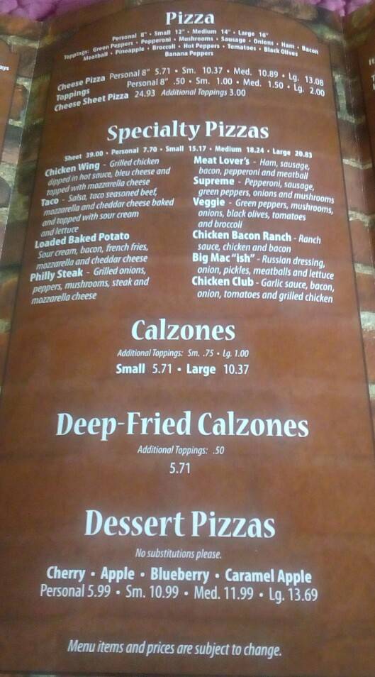 Fat Frankies Pizzeria | restaurant | 6790 Main St, Red Creek, NY 13143, USA | 3157548420 OR +1 315-754-8420