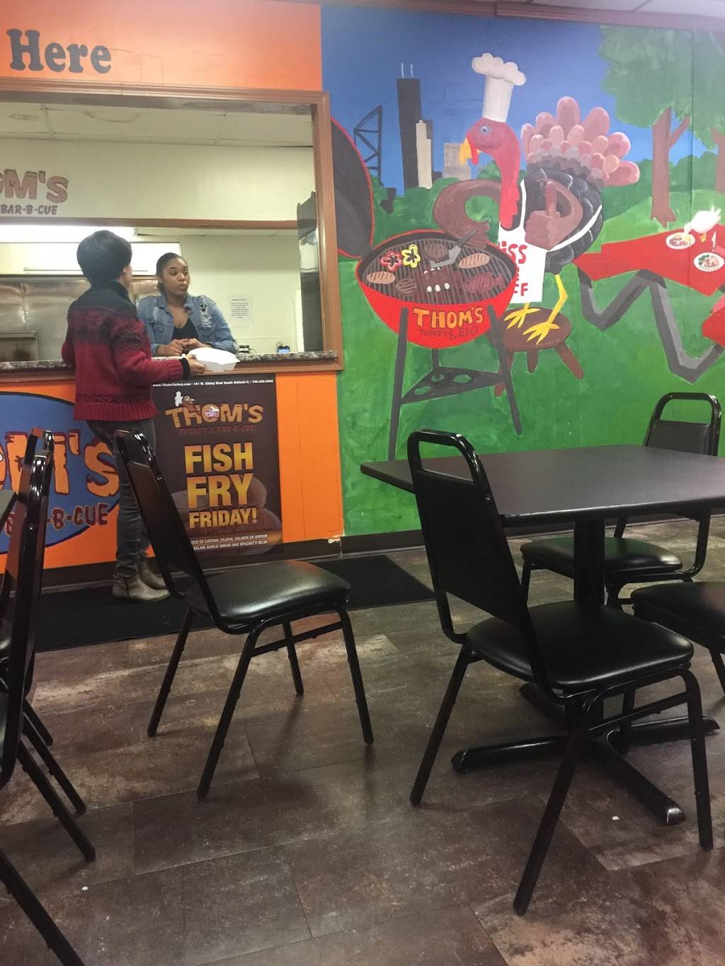 Thoms Turkey & Bar-B-Cue | restaurant | 101 Sibley Blvd, South Holland, IL 60473, USA | 7082066060 OR +1 708-206-6060