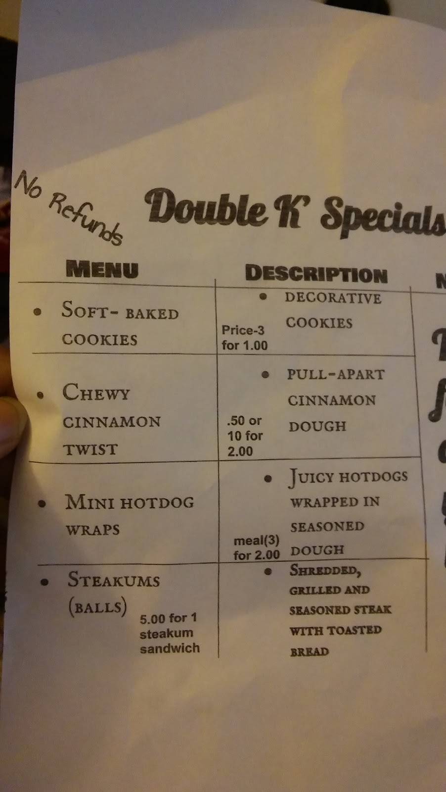 Double K SPECIAL | restaurant | 1475 Key Pkwy, Frederick, MD 21702, USA | 2405494218 OR +1 240-549-4218