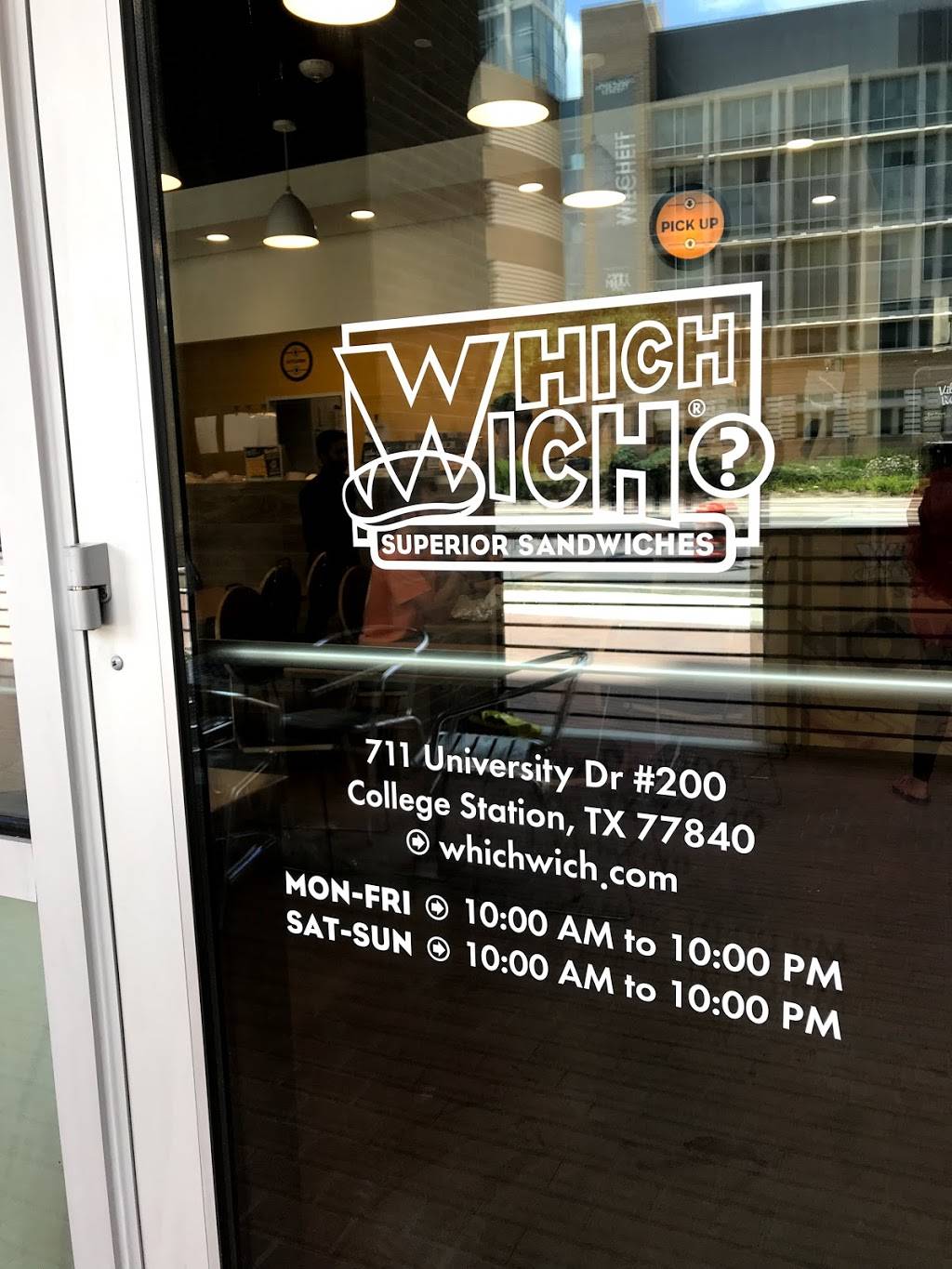 Which Wich Superior Sandwiches | restaurant | 711 University Dr #200, College Station, TX 77840, USA | 9797045535 OR +1 979-704-5535