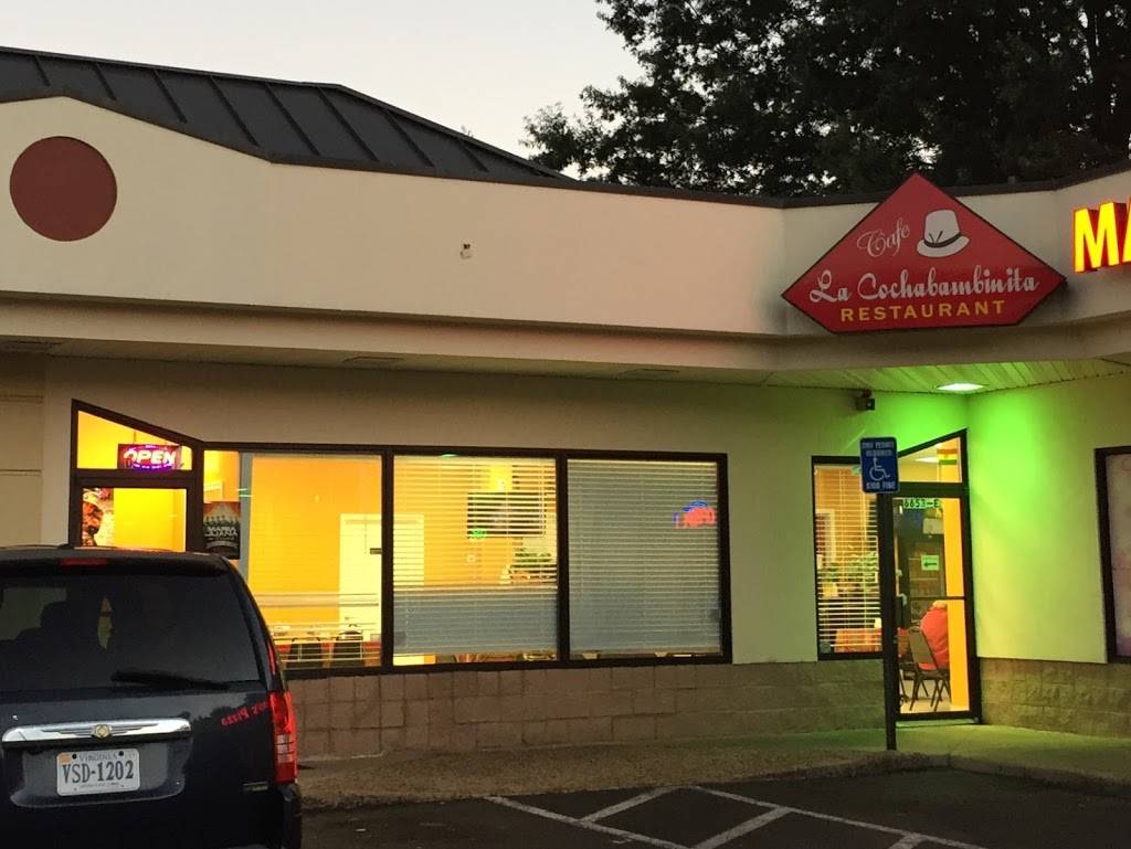 La Cochabambinita Restaurant | restaurant | 6653 Little River Turnpike, Annandale, VA 22003, USA | 7036422200 OR +1 703-642-2200