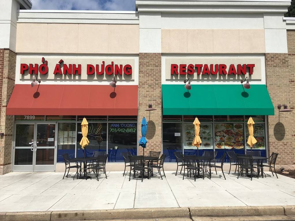 Pho Anh Duong | restaurant | 7899 Heritage Dr, Annandale, VA 22003, USA | 7039428182 OR +1 703-942-8182