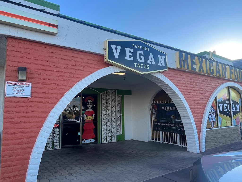 Panchos Vegan Tacos Restaurant | restaurant | 1775 E Tropicana Ave #29, Las Vegas, NV 89119, USA | 7028989001 OR +1 702-898-9001