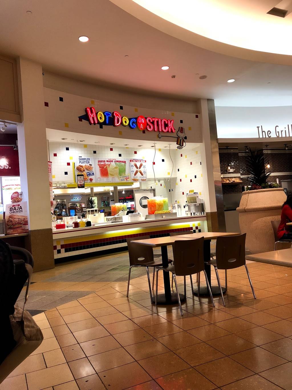 Hot Dog on a Stick | restaurant | 24201 West Valencia Blvd Suite #106, Valencia, CA 91355, USA | 6612874386 OR +1 661-287-4386