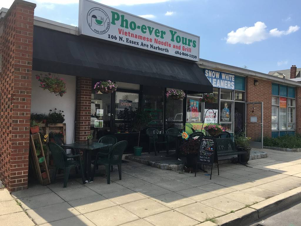 Pho-ever Yours | restaurant | 106 N Essex Ave, Narberth, PA 19072, USA | 4848001239 OR +1 484-800-1239