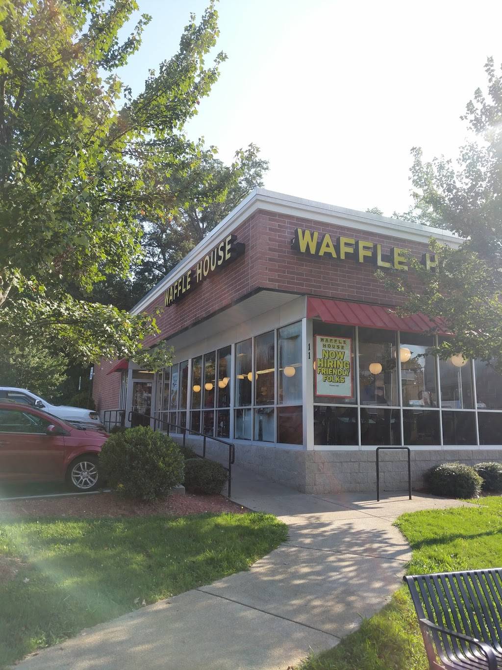 Waffle House | meal takeaway | 11 E Stone Ave, Greenville, SC 29609, USA | 8642326274 OR +1 864-232-6274