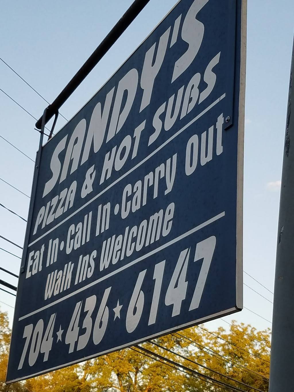 Sandys Pizza & Hot Subs | restaurant | 8930 E Franklin St # E, Mt Pleasant, NC 28124, USA | 7044366147 OR +1 704-436-6147