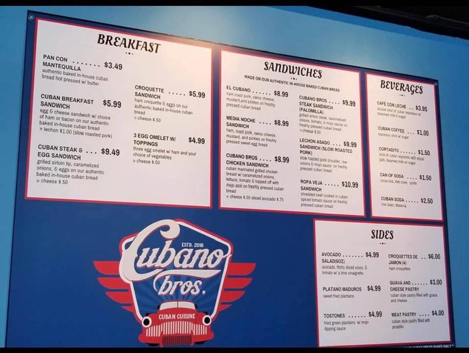 Cubano Bros | restaurant | 571 Landmeier Rd, Elk Grove Village, IL 60007, United States | 8473788865 OR +1 847-378-8865