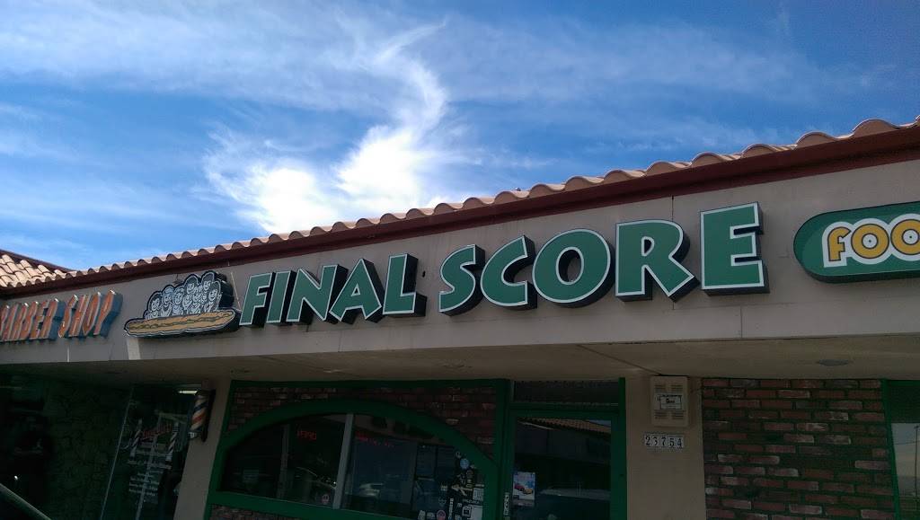 Final Score Food and Beverage | meal takeaway | 23754 Lyons Ave, Santa Clarita, CA 91321, USA | 6612546557 OR +1 661-254-6557