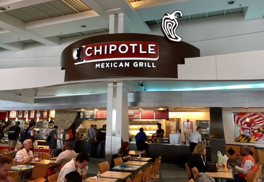 Chipotle Mexican Grill | restaurant | Main Terminal Concourse A-B, S-11, Baltimore, MD 21240, USA | 4108598015 OR +1 410-859-8015