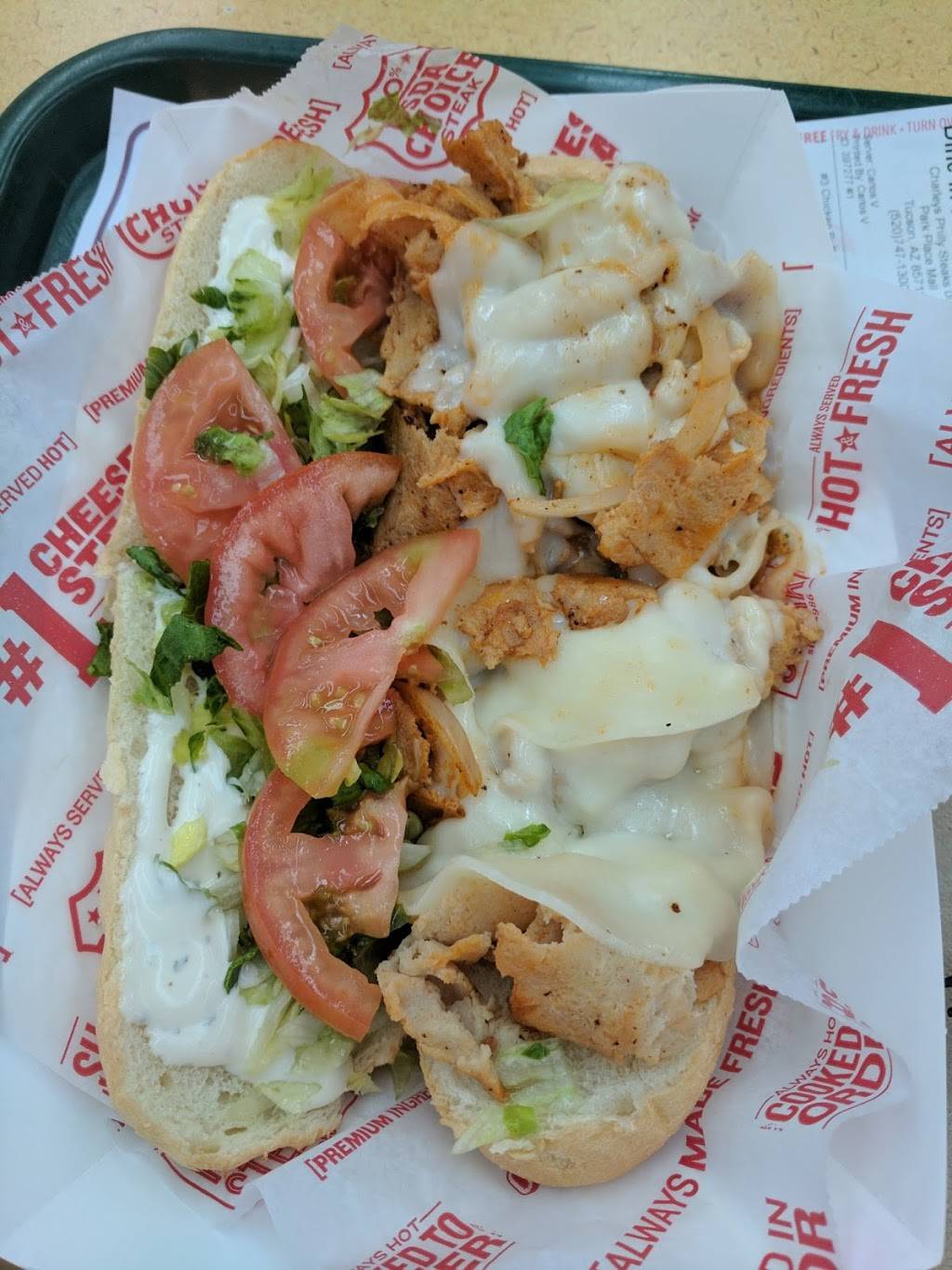 Charleys Philly Steaks | restaurant | 5870 E Broadway Blvd Suite 544, Tucson, AZ 85711, USA | 5207471300 OR +1 520-747-1300