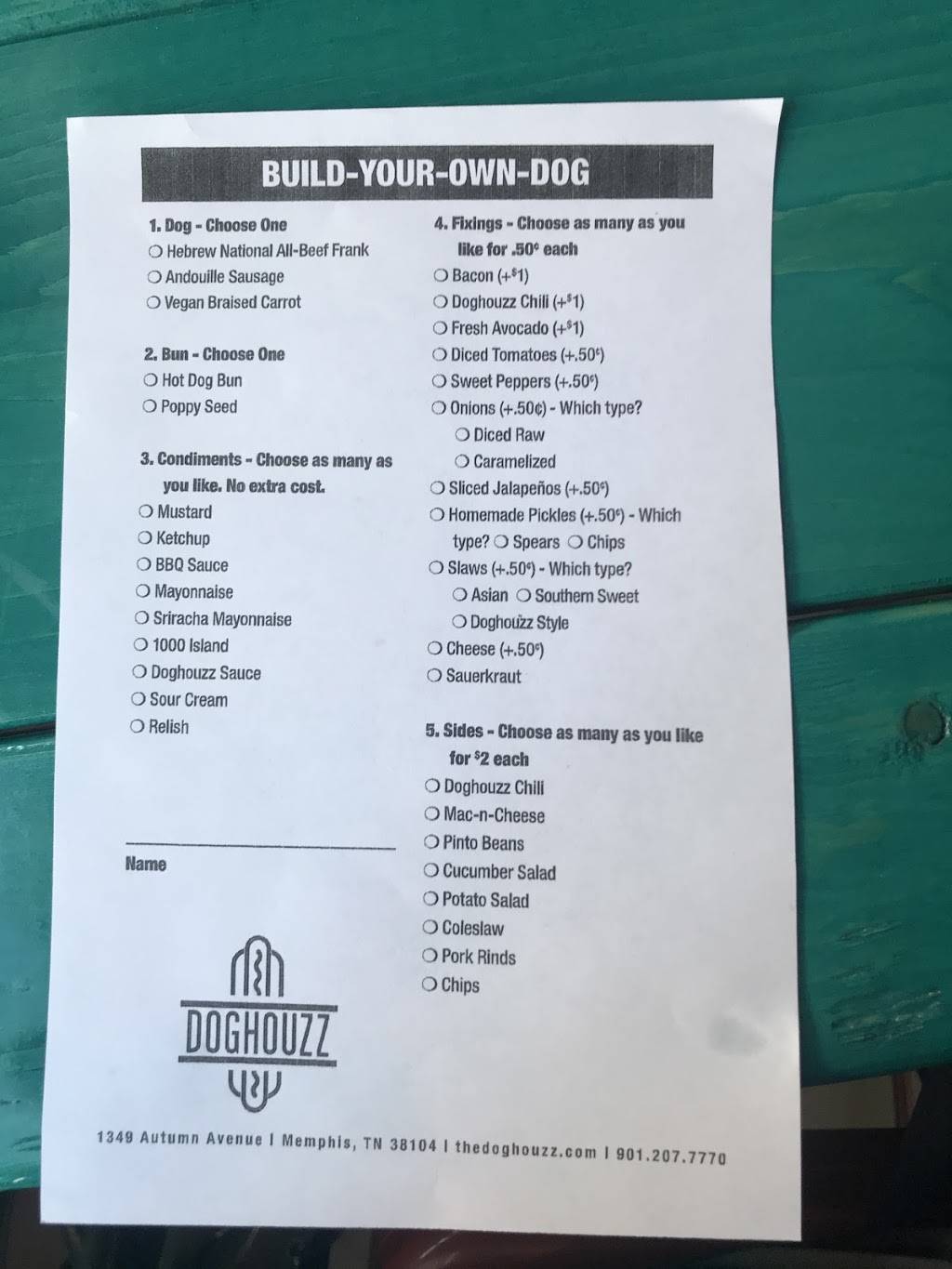 The Doghouzz | restaurant | 1349 Autumn Ave, Memphis, TN 38104, USA | 9012077770 OR +1 901-207-7770