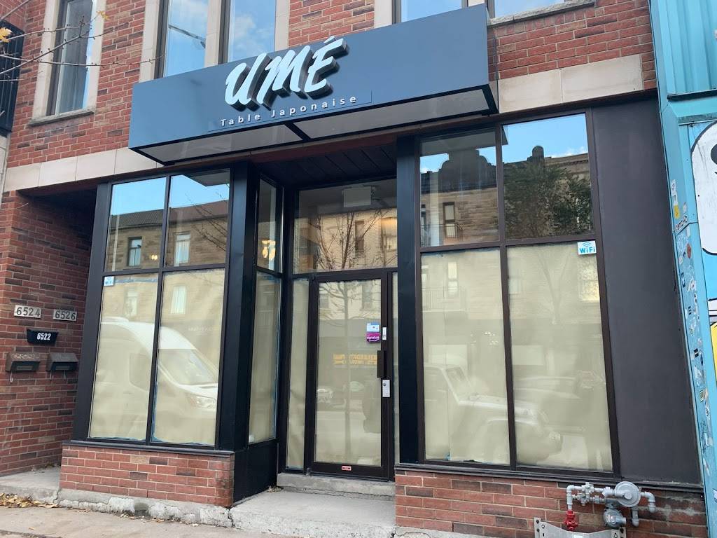 UMÉ Table Japonaise | restaurant | 6522 Boul St-Laurent, Montréal, QC H2S 3C6, Canada | 5142770606 OR +1 514-277-0606