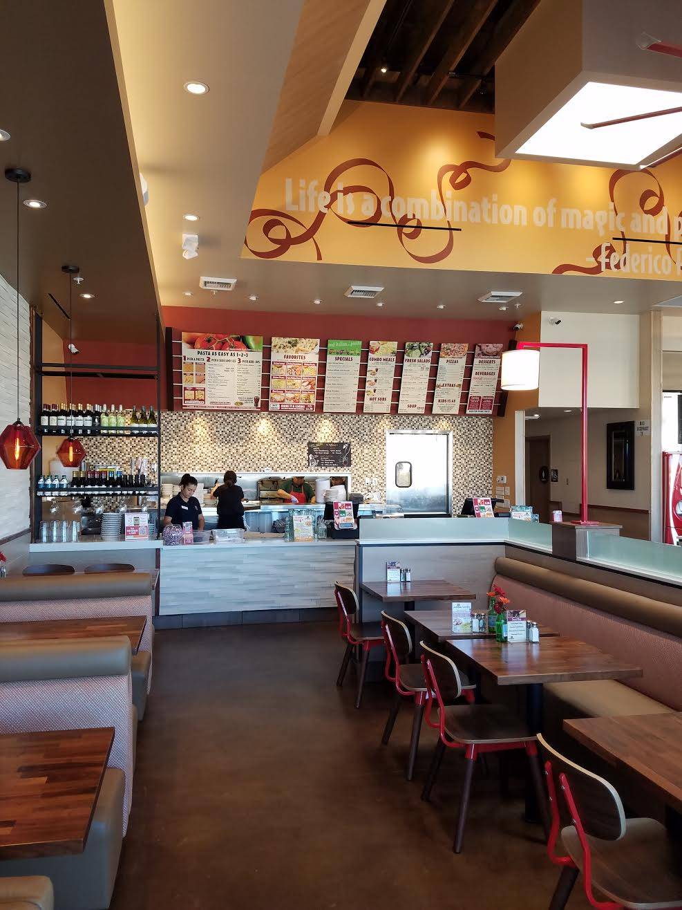 Presto Pasta | restaurant | 24375 Magic Mountain Pkwy, Valencia, CA 91355, USA | 6612847737 OR +1 661-284-7737