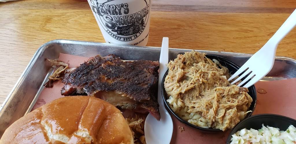 Henrys Smokehouse | restaurant | 1842 Woodruff Rd, Greenville, SC 29607, USA | 8642139770 OR +1 864-213-9770