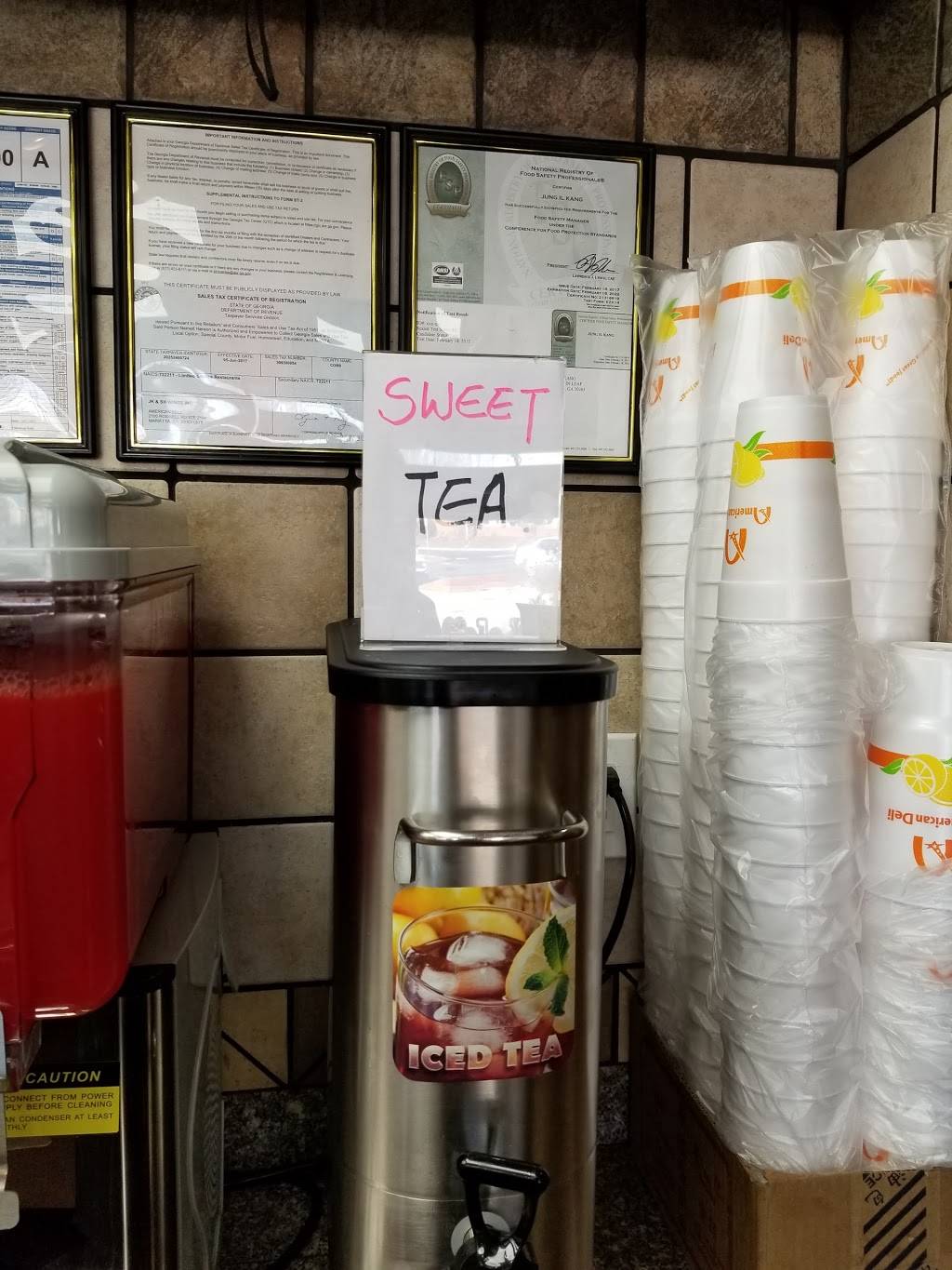 American Deli | restaurant | 2100 Roswell Rd, Marietta, GA 30062, USA | 7705093800 OR +1 770-509-3800