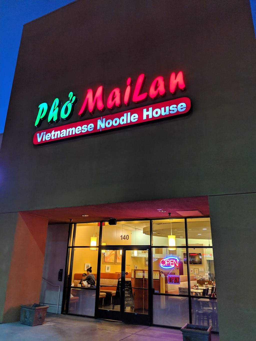 Pho MaiLan Restaurant | restaurant | 10895 S Eastern Ave #140, Henderson, NV 89052, USA | 7023658989 OR +1 702-365-8989