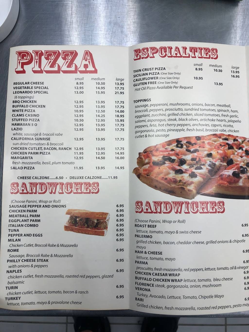 Leonardos Pizza | meal delivery | 205 Main St, Norwalk, CT 06851, USA | 2037500800 OR +1 203-750-0800