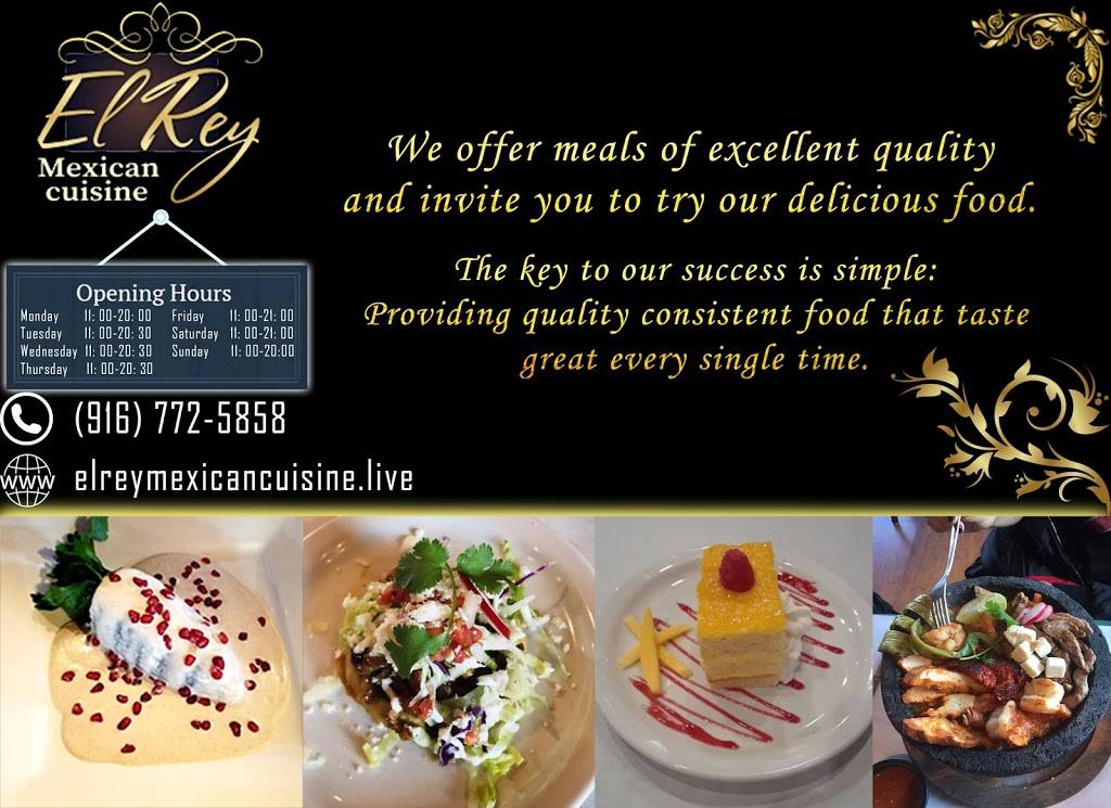 El Rey Mexican Cuisine, comida mexicana, cocteles | restaurant | 5550 Douglas Blvd #200, Granite Bay, CA 95746, USA | 9167725858 OR +1 916-772-5858