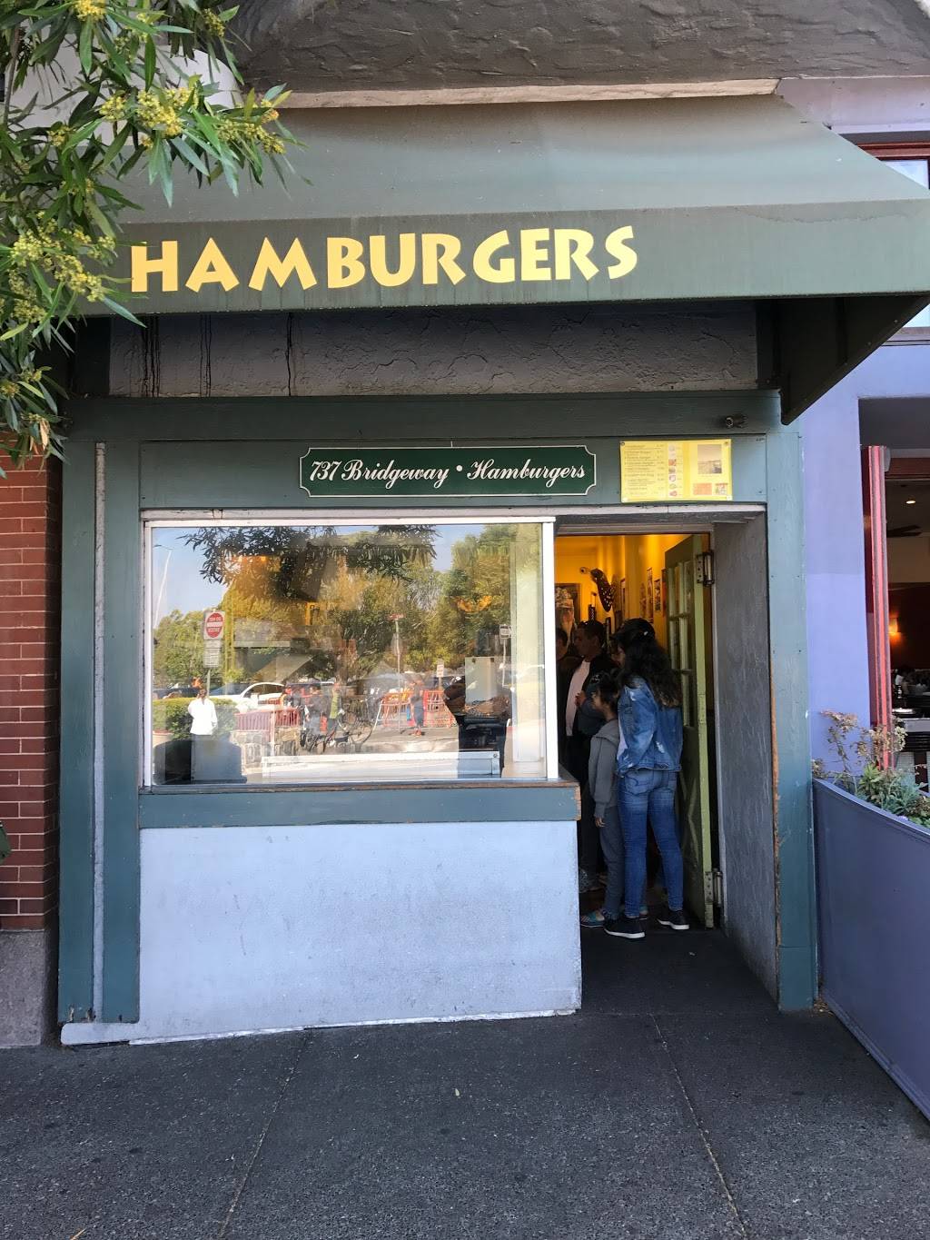 Hamburgers | restaurant | 737 Bridgeway, Sausalito, CA 94965, USA | 4153329471 OR +1 415-332-9471