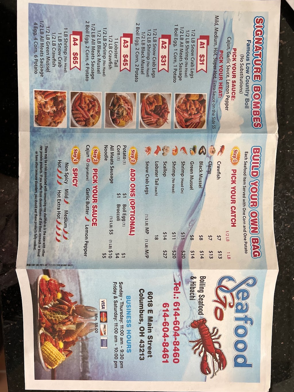 Seafood Go | restaurant | 6018 E Main St, Columbus, OH 43213, USA | 6146048460 OR +1 614-604-8460