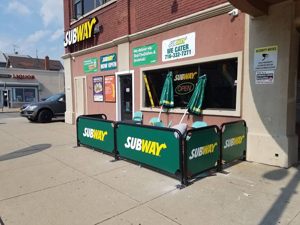 Subway | restaurant | 3167 Bailey Ave, Buffalo, NY 14215, USA | 7163327271 OR +1 716-332-7271