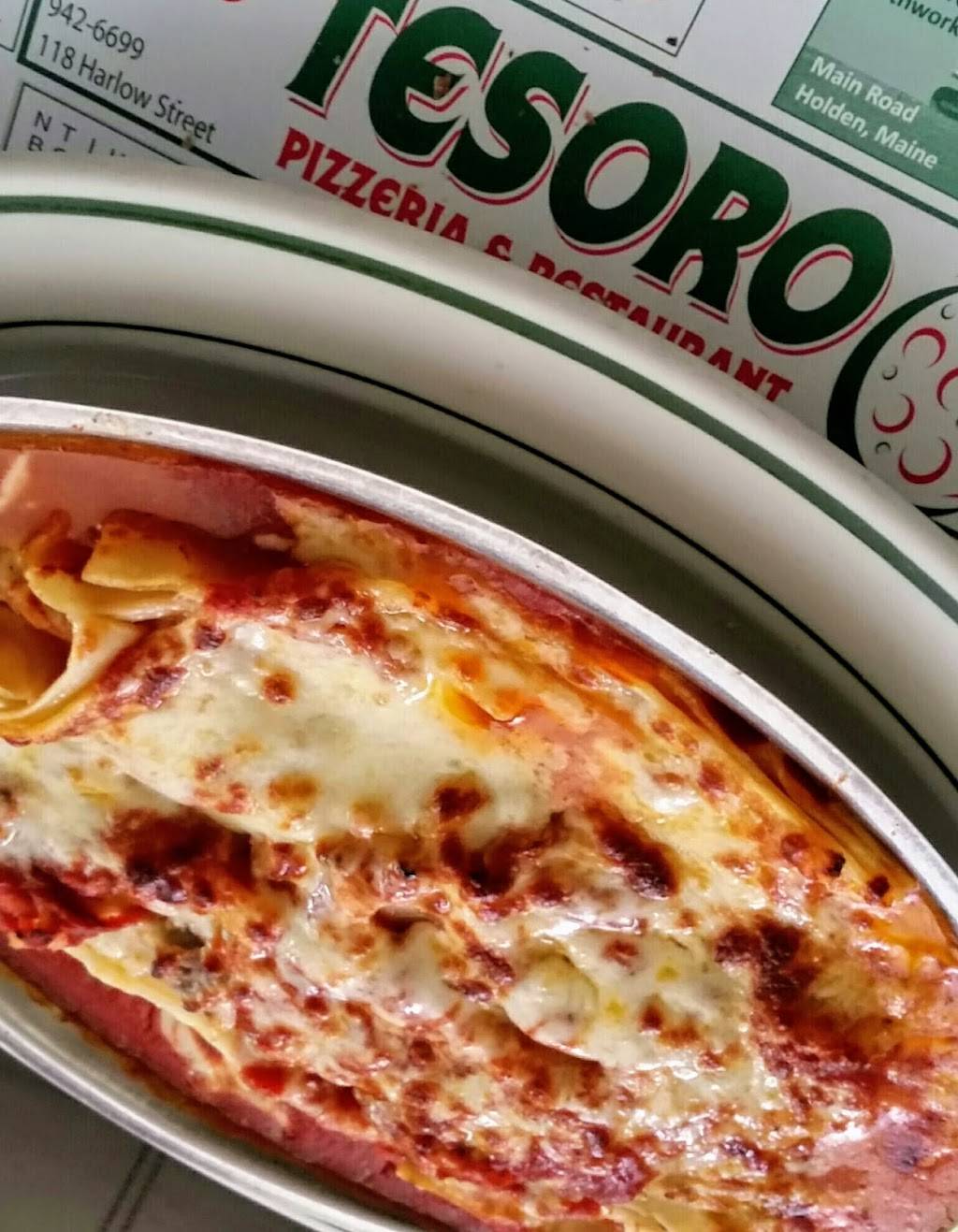 Tesoro Italian Restaurant and Pizzeria | restaurant | 118 Harlow St, Bangor, ME 04401, USA | 2079222761 OR +1 207-922-2761