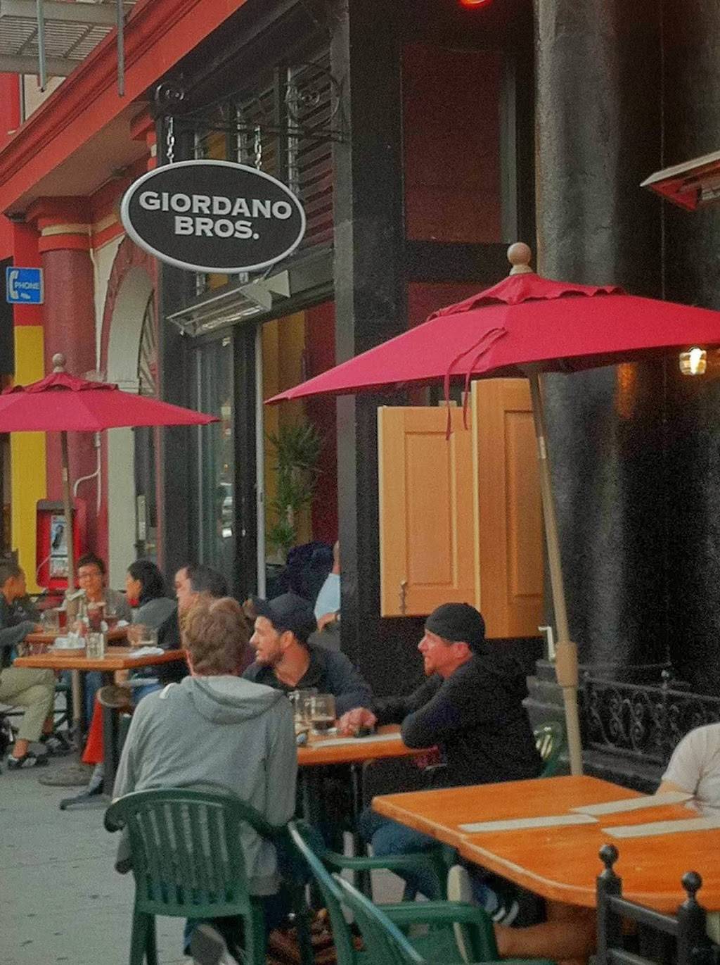 Giordano Bros. | meal takeaway | 3108 16th St, San Francisco, CA 94103, USA | 4154372767 OR +1 415-437-2767