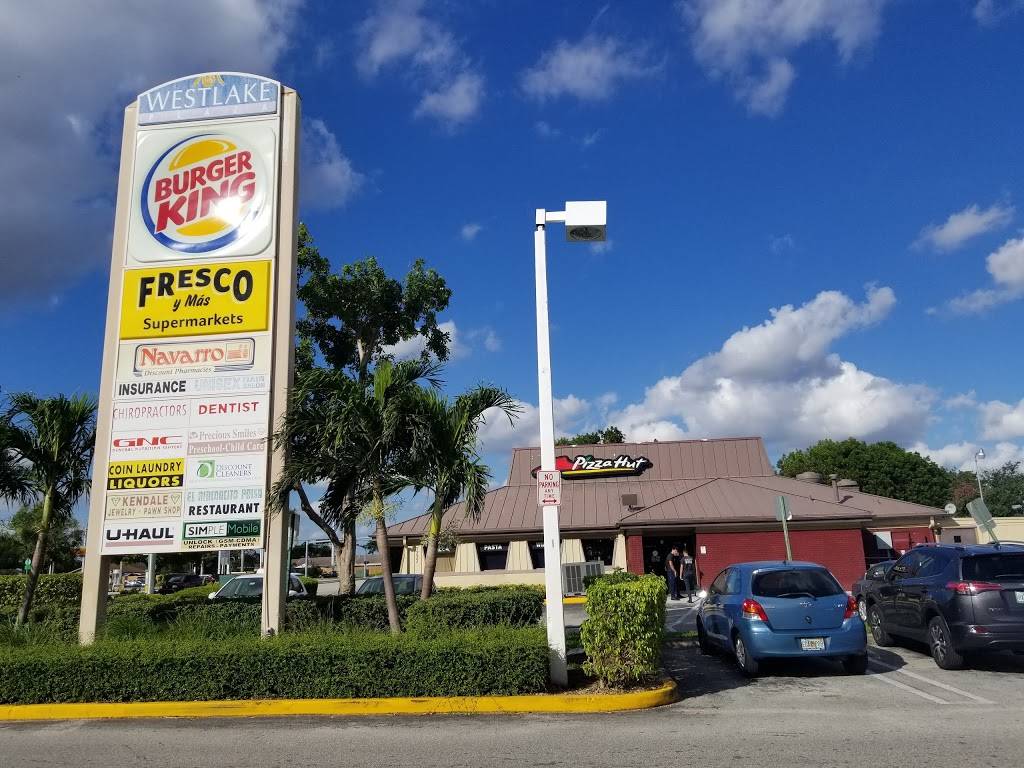 Pizza Hut | meal takeaway | 7333 SW 152nd Ave, Miami, FL 33193, USA | 3053856940 OR +1 305-385-6940