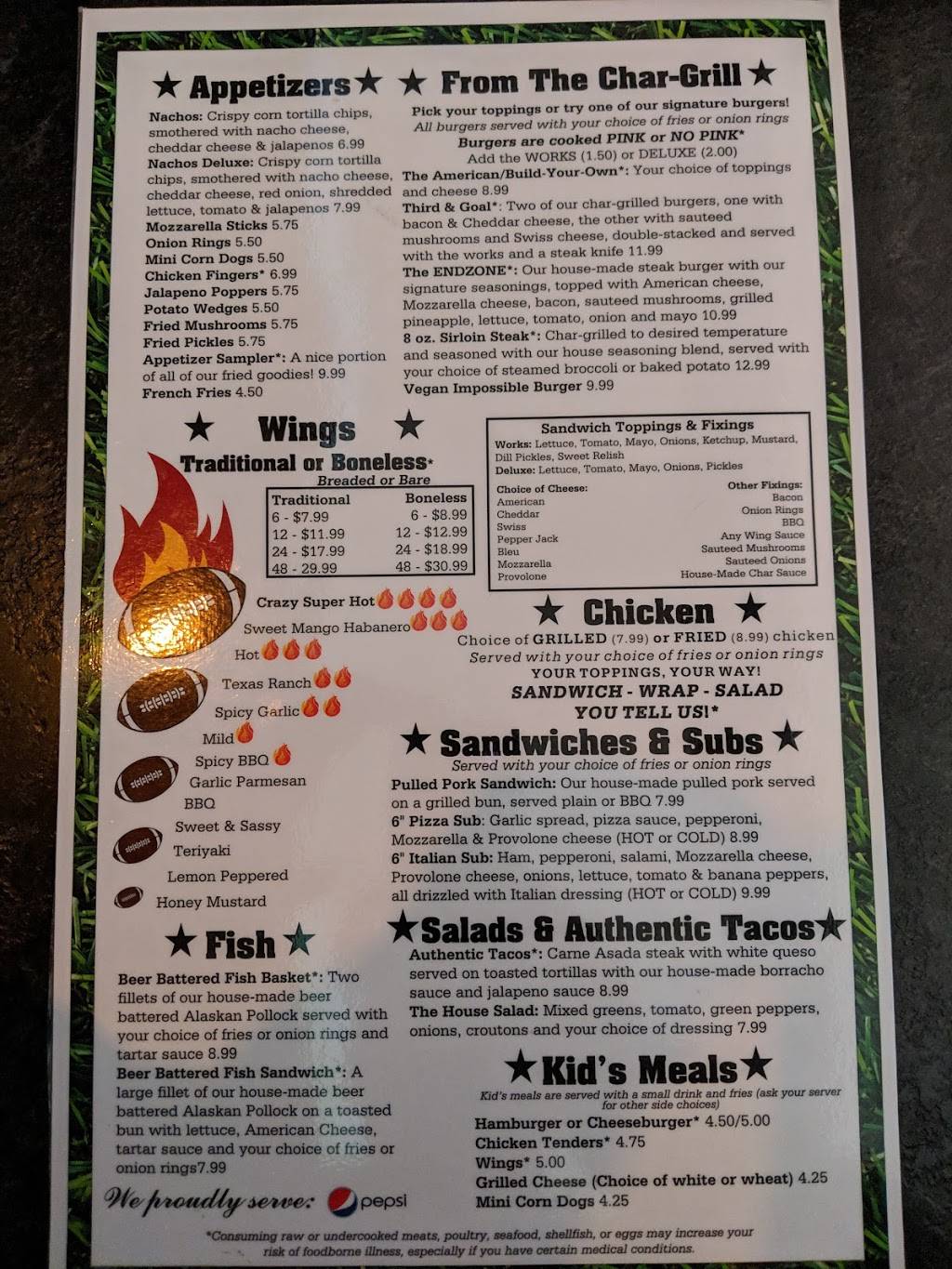 The End Zone Bar and Grill | restaurant | 11 N S Main St, Mt Gilead, OH 43338, USA | 4197514350 OR +1 419-751-4350