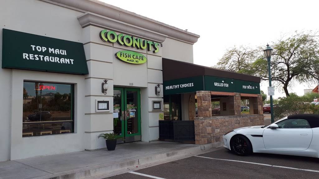 Coconuts Fish Cafe | cafe | 16640 N Scottsdale Rd #103, Scottsdale, AZ 85254, USA | 4802756690 OR +1 480-275-6690
