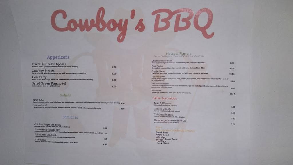 Cowboys BBQ | restaurant | 21850 US-31, Thorsby, AL 35171, USA | 3342073535 OR +1 334-207-3535