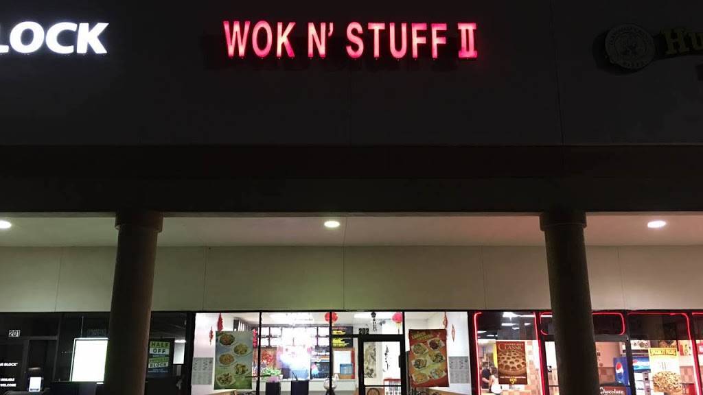 Wok N Stuff II | restaurant | 3435 N Pine Ave #202, Ocala, FL 34475, USA | 3526299969 OR +1 352-629-9969