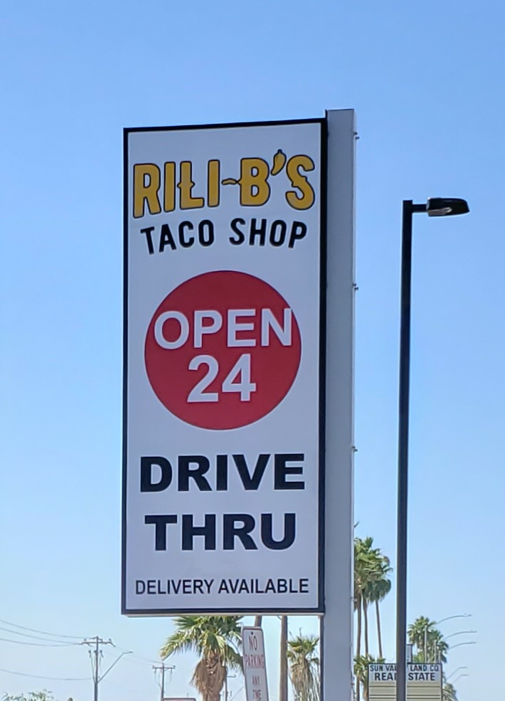 Rili-Bs Taco Shop Casa Grande | restaurant | 1591 N Pinal Ave, Casa Grande, AZ 85122, USA | 5204213433 OR +1 520-421-3433