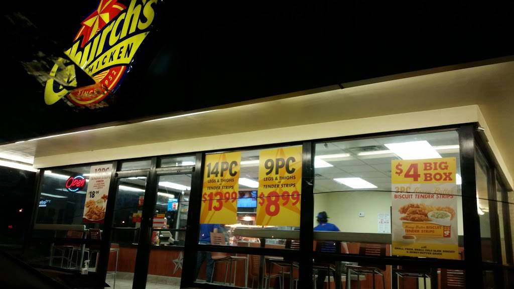 Churchs Chicken | restaurant | 1849 Jefferson Dr, Port Arthur, TX 77642, USA | 4099825688 OR +1 409-982-5688