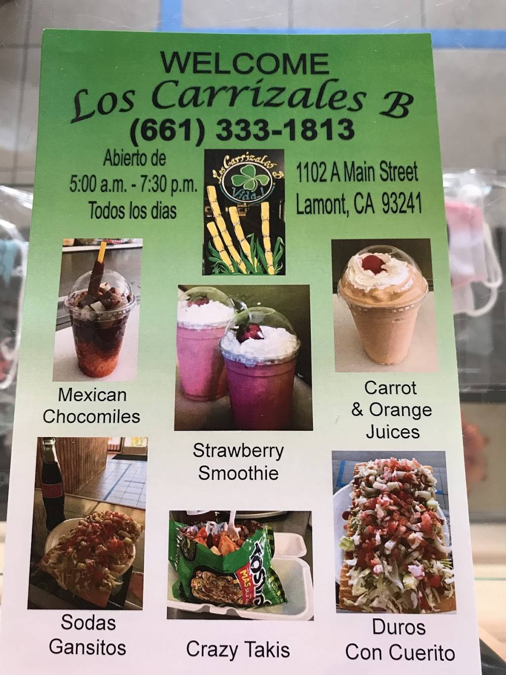 Los Carrizales B | restaurant | 11012A Main St, Lamont, CA 93241, USA | 6613331813 OR +1 661-333-1813