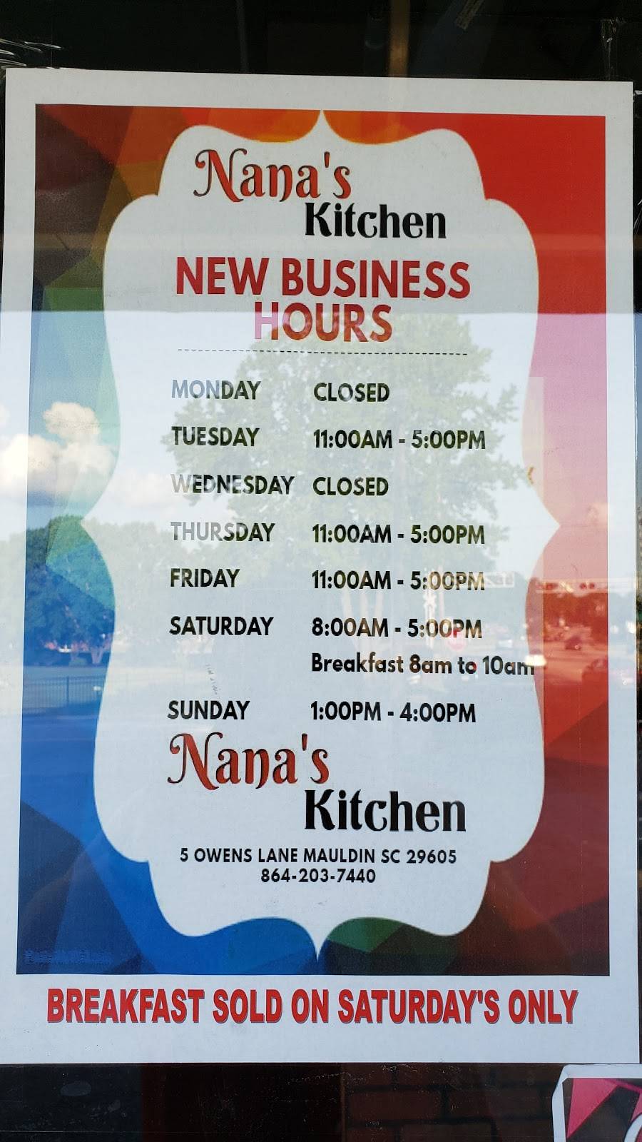 Nanas kitchen | restaurant | 30 E Butler Rd, Mauldin, SC 29662, USA | 8642037440 OR +1 864-203-7440