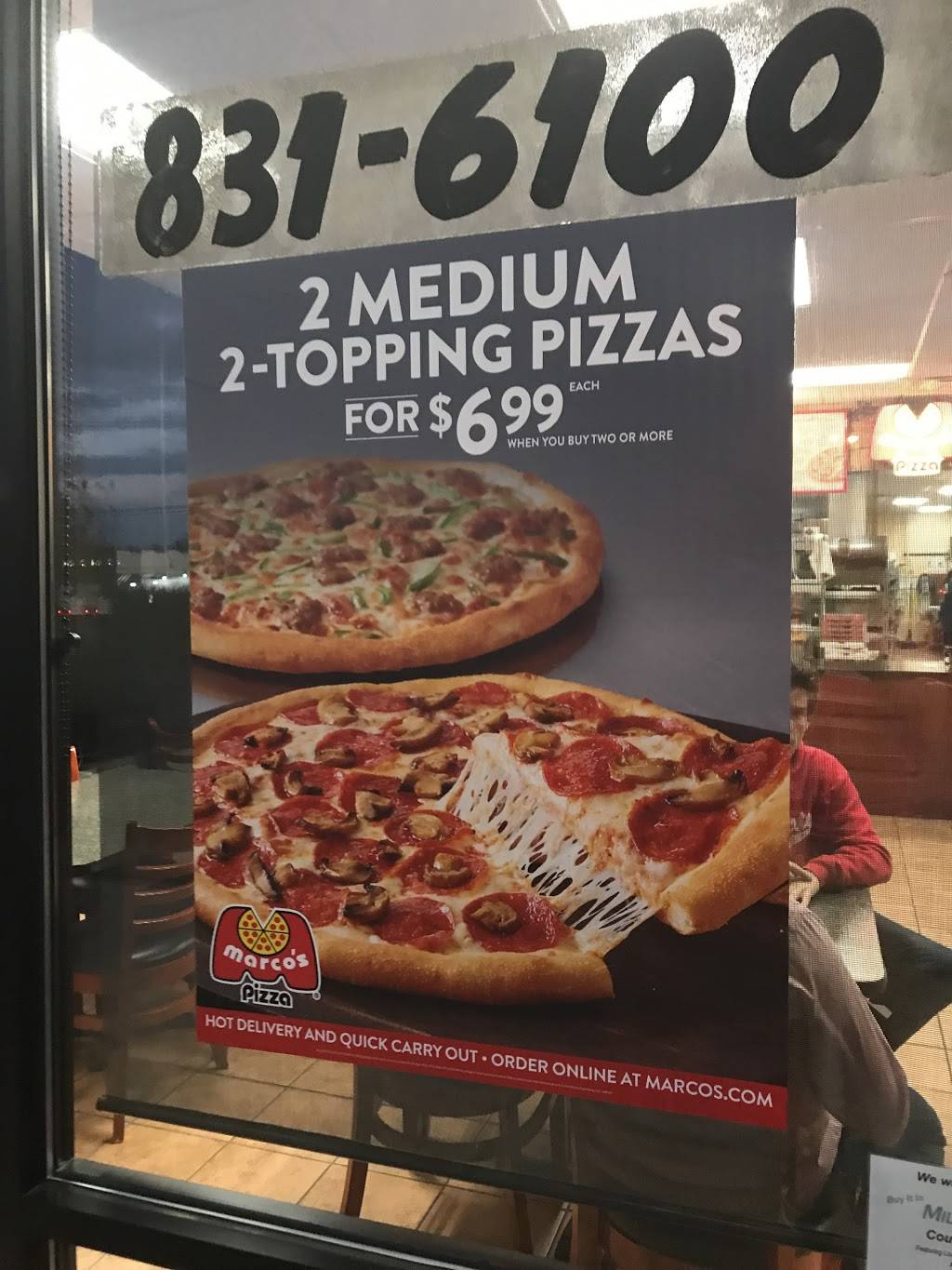 Marcos Pizza | meal delivery | 1064 OH-28, Milford, OH 45150, USA | 5138316100 OR +1 513-831-6100