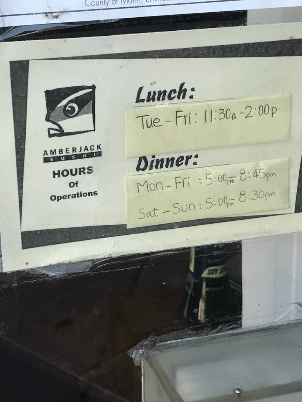 Amberjack | restaurant | 72 E Blithedale Ave, Mill Valley, CA 94941, USA | 4153831327 OR +1 415-383-1327