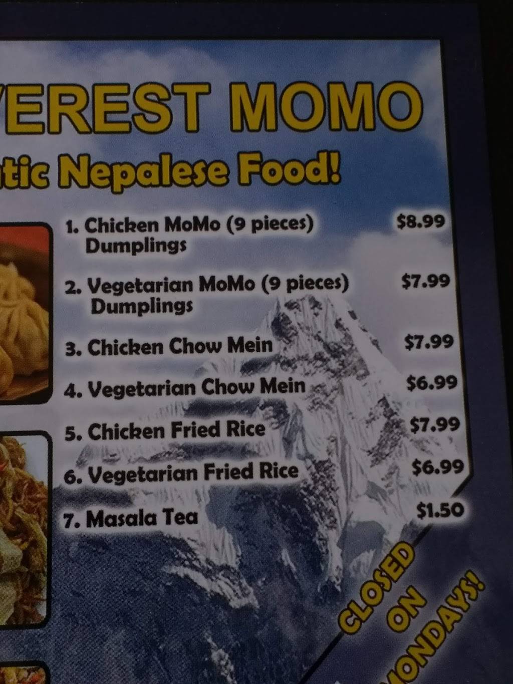 The Everest Momo | restaurant | 1500 University Ave, Berkeley, CA 94703, USA | 4088406369 OR +1 408-840-6369