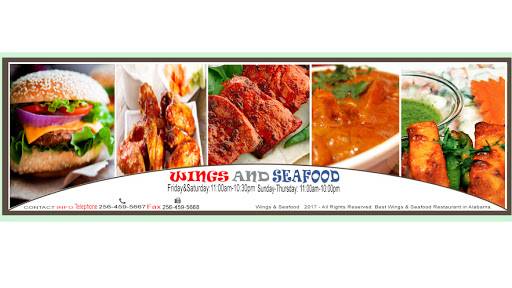 Wings And Seafood | restaurant | 210 E Meighan Blvd, Gadsden, AL 35903, USA | 2564595667 OR +1 256-459-5667