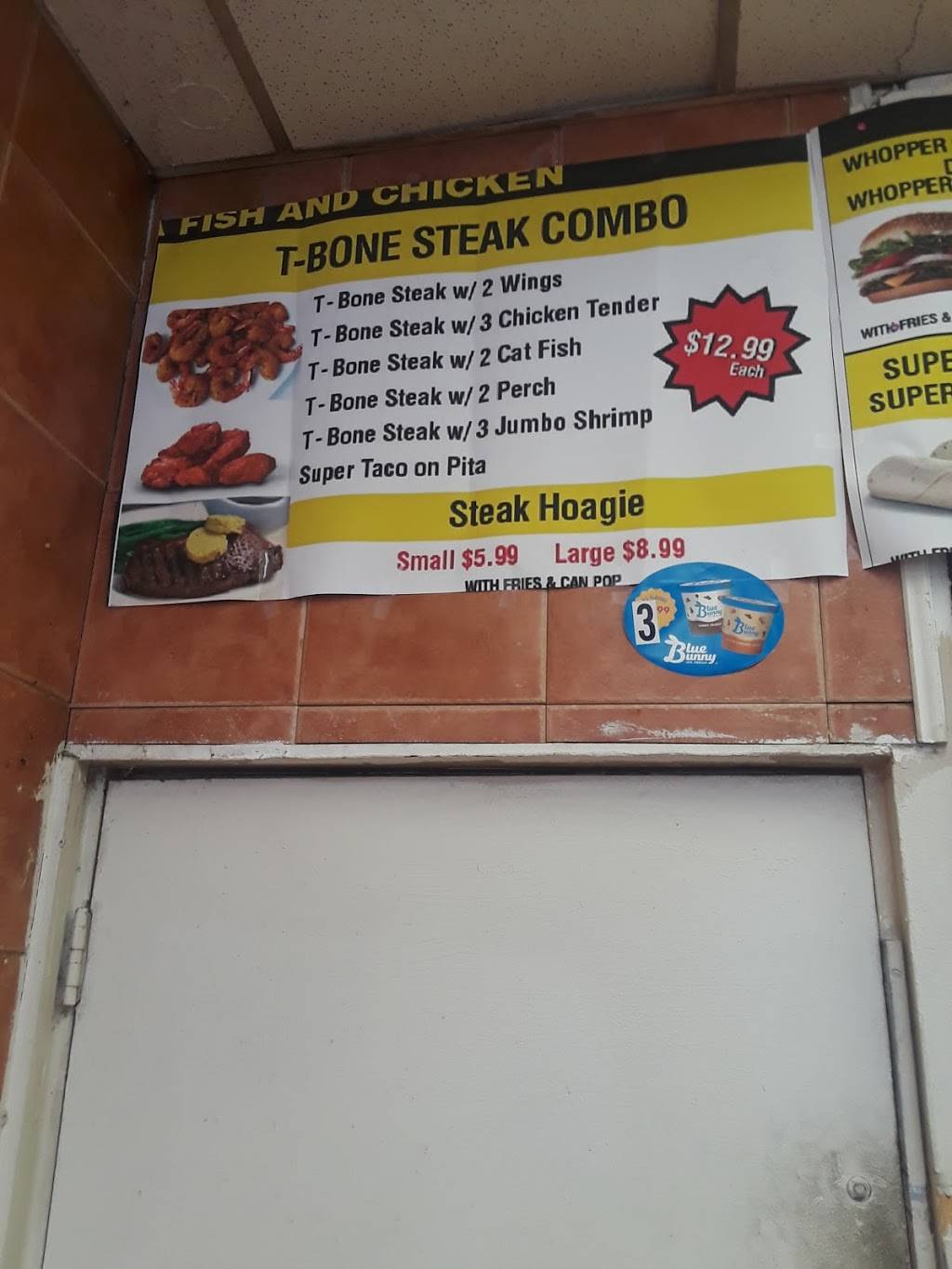 Nadia Fish & Chicken | restaurant | 3822, 2704 E 75th St, Chicago, IL 60649, USA | 7739331500 OR +1 773-933-1500