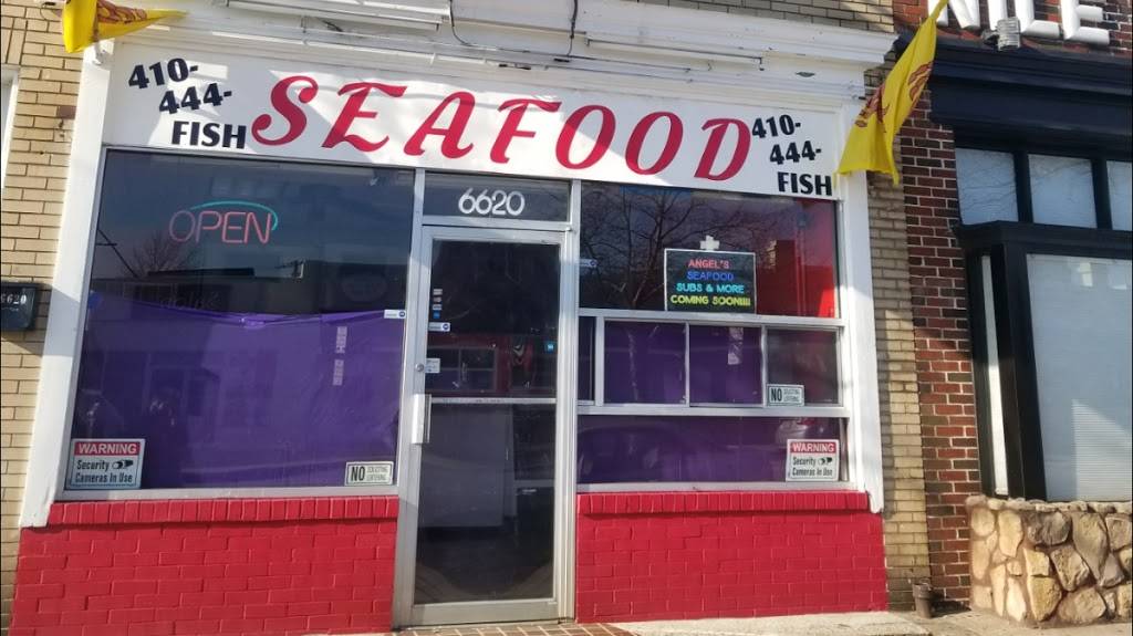 Angels Seafood | restaurant | 6620 Harford Rd, Baltimore, MD 21214, USA | 4104445150 OR +1 410-444-5150